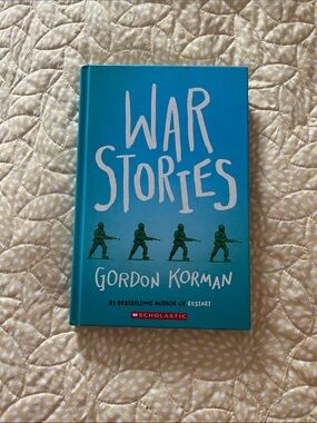 Scholastic Blue 'War Stories' by Gordon Korman